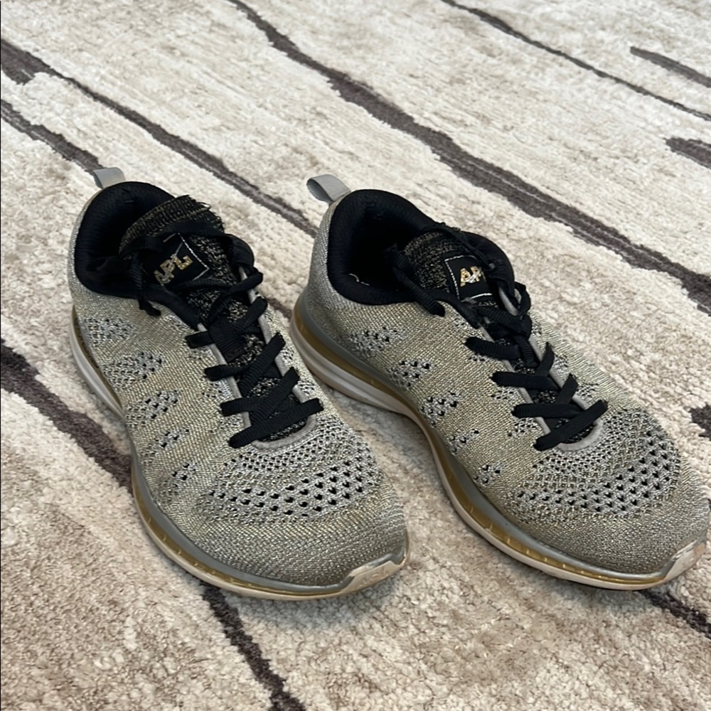 APL Women’s Black, Gold and Gray Athletic Shoes